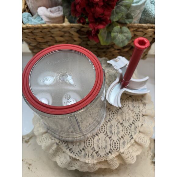 Tupperware Chop N Prep Large Base With Blade No Lid For Parts Only - Picture 3 of 6